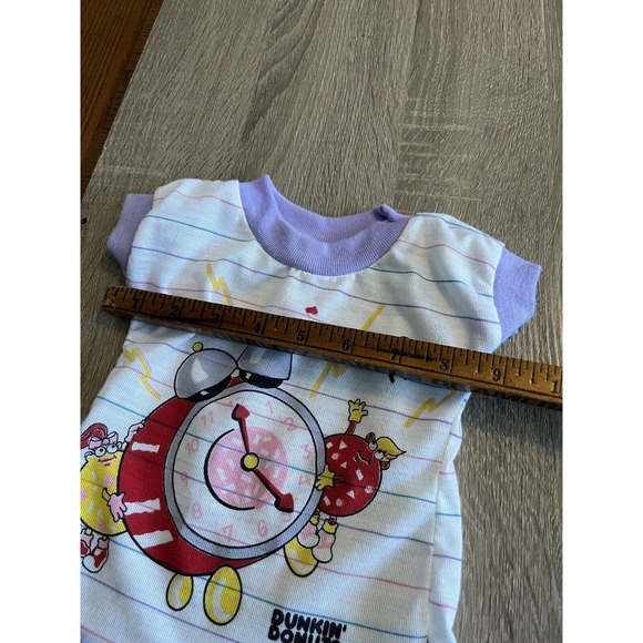 Vintage 1980s Ronnie Jama Dunkin Donuts Infant Baby Or Doll Nightgown USA Made - Picture 5 of 7